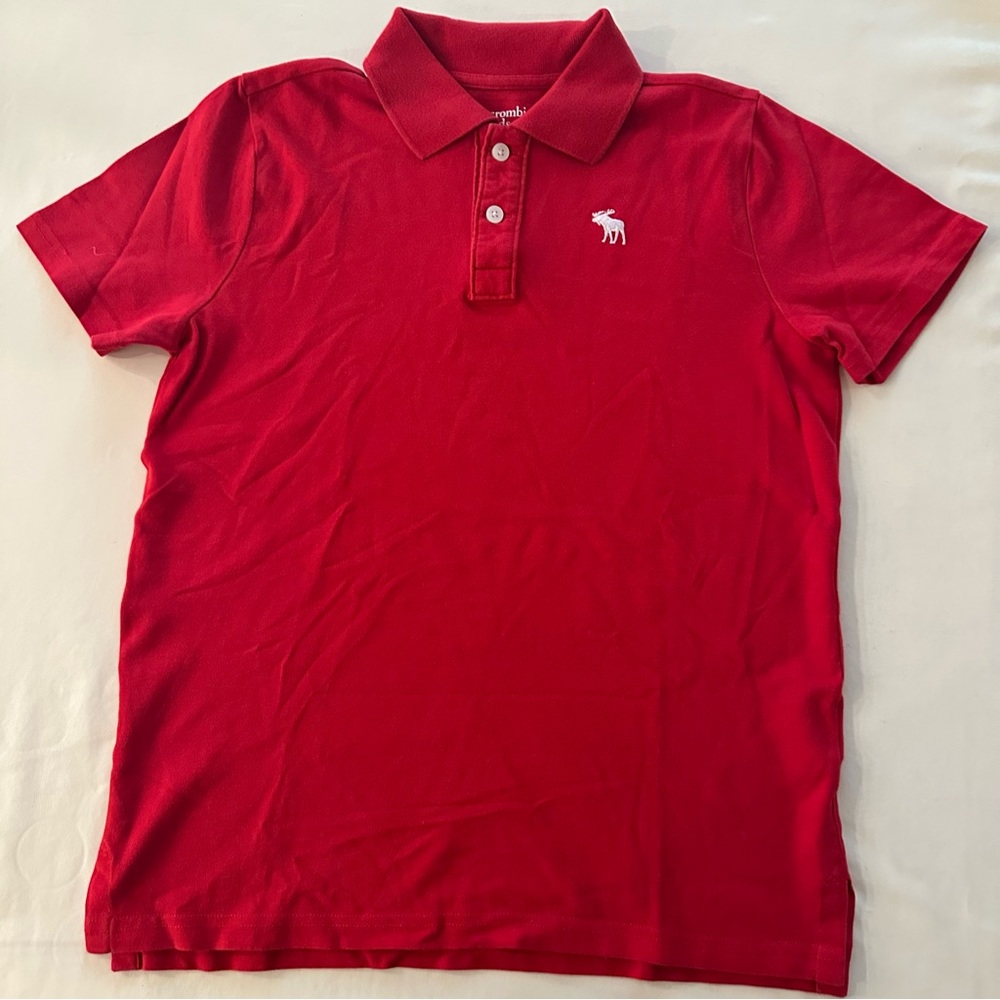 Abercrombie Kids Red Polo Sz 15/16